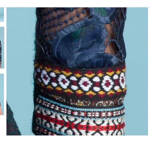 Byron Lars Multicolor Embellished Midi Dress - Picture 12 of 15